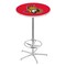 Holland Bar Stool Co 42" Chrome Ottawa Senators Pub Table L216C4228OttSen - alternate 1